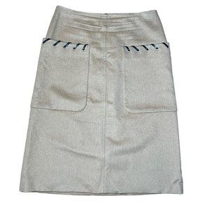Strenesse Wool Pencil Skirt